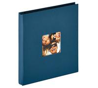 walther design Album Photo Bleu 400 Photos 10x15 cm Album à Enfiler avec découpe de Couverture, Fun EA-110-L