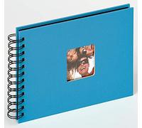 walther design Album Photo Bleu océan 23 x 17 cm Album Spirale avec découpe de Couverture, Fun SA-109-U