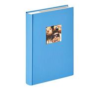 walther design Album Photo Bleu océan 300 Photos 10 x 15 cm Classeur mémo avec découpe de Couverture, Fun ME-111-U