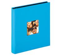 walther design Album Photo Bleu océan 400 Photos 10x15 cm Album à Enfiler avec découpe de Couverture, Fun EA-110-U