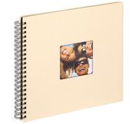 walther design Album Photo crème 30 x 30 cm Album Spirale avec découpe de Couverture, Fun SA-110-H