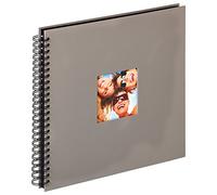 walther design album photo gris 30 x 30 cm album spirale avec découpe de couverture, Fun SA-110-X