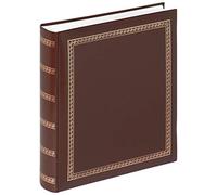 Walther Design Album Photo Marron 29 x 32 cm Simili Cuir avec gaufrage, The Chic épaisseur MX-101-P