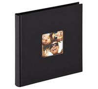 walther design Album Photo Noir 18 x 18 cm avec découpe de Couverture, Fun FA-199-B