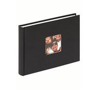 walther design Album Photo Noir 22 x 16 cm avec découpe de Couverture, Fun FA-207-B