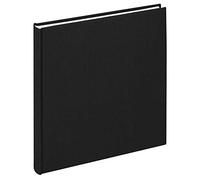 walther design album photo noir 26 x 25 cm lin, tissu FA-505-B