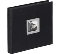 Walther Design - Album photo FA-209-B - 26 x 26 cm - Couverture lin découpée - Noir et blanc
