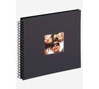 Album photo WALTHER DESIGN traditionnel FUN - 50 pages noires - 200 photos - Couverture Noire 30x30cm + fenêtre