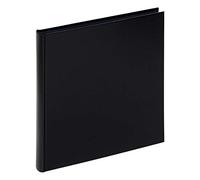 Walther Design Album photo noir 30 x 30 cm breloque en simili cuir FA-501-B