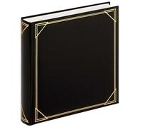 Walther Design Album photo Standard MX-200-B 30 x 30 cm simili cuir noir avec gaufrage