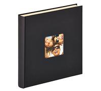 walther design Album Photo Noir 33 x 34 cm Album Autocollant avec découpe de Couverture, Fun SK-110-B