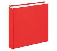 Walther Design Album photo rouge 200 photos 10 x 15 cm Mémo carte lin, Tissu ME-510-R
