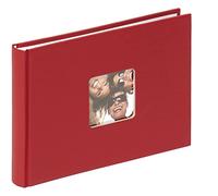 walther design Album Photo Rouge 22 x 16 cm avec découpe de Couverture, Fun FA-207-R