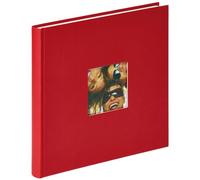 walther design Album photo Fun FA-205-R – Rouge 26 x 25 cm avec découpe de couverture