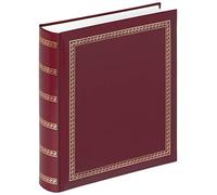 Walther Design Album Photo Rouge 26 x 25 cm Simili Cuir avec gaufrage, The Chic Thickness MX-103-R