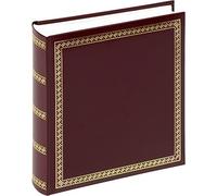 Walther Design Album Photo Rouge 29 x 32 cm Simili Cuir avec gaufrage, L’épaisseur Chic MX-101-R