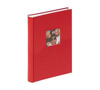 walther design Album Photo Rouge 300 Photos 10 x 15 cm Carnet de Notes avec découpe de Couverture, Fun ME-111-R