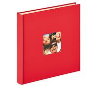 walther design Album Photo Rouge 33 x 34 cm Album Autocollant avec découpe de Couverture, Fun SK-110-R