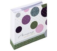 walther design Album Photo Vert 200 Photos 9 x 13 cm Fichier mémo Amazing Memories ME-485-A