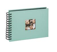 walther design album photo vert menthe 23 x 17 cm album spirale avec découpe de couverture, Fun SA-109-A