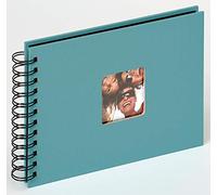 walther design Album Photo Vert pétrole 23 x 17 cm Album Spirale avec découpe de Couverture, Fun SA-109-K