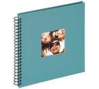 walther design Album Photo Vert pétrole 30 x 30 cm Album à Spirale avec découpe de Couverture, Fun SA-110-K