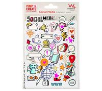 walther design Autocollant Médias SociauxPIMPER ET CRÉER ST7005