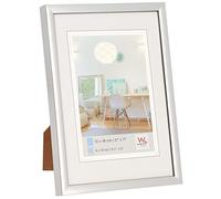 walther design Cadre Photo Argent 10 x 15 cm Nouveau Cadre en Plastique Lifestyle KV015S