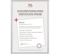 walther design Cadre Photo Argent 21 x 29,7 cm (DIN A4) Nouveau Cadre en Plastique Lifestyle KV130S