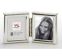 walther design cadre photo argent 2X 3.5x4.5 cm Chloe Portrait Frame WD235S