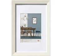 walther design Cadre Photo Blanc 15 x 20 cm avec Passe-Partout, Cadre en Bois Fiorito EF520W