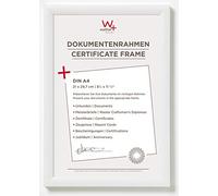 walther design Cadre Photo Blanc 21 x 29,7 cm (DIN A4) Cadre en Plastique Trendstyle KP130W