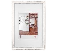 walther design cadre photo blanc-argent 20 x 30 cm Metropolis Cadre en bois IW030W