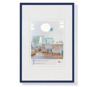 walther design Cadre Photo Bleu 21 x 29,7 cm (DIN A4) Nouveau Cadre en Plastique Lifestyle KV130L