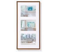 Walther Design Cadre photo bronze 3x 13x18 cm galerie avec passe-partout, cadre plastique New Lifestyle KV338J