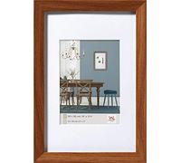 walther design Cadre Photo chêne foncé 40 x 60 cm avec Passe-Partout, Cadre en Bois Fiorito EF460P