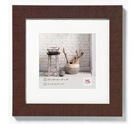walther design Cadre photo design walther noyer 20 x 20 cm Home Cadre en bois HO220N