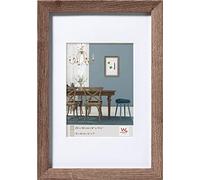 walther design Cadre Photo Design Walther Noyer 60 x 80 cm avec Passe-Partout, Cadre en Bois Fiorito EF080N