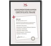Walther Design Cadre Photo Noir 21 x 29,7 cm (DIN A4) Cadre Plastique Galeria KB130H