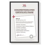 walther design Cadre Photo Noir 21 x 29,7 cm (DIN A4) Nouveau Cadre en Plastique Lifestyle KV130B
