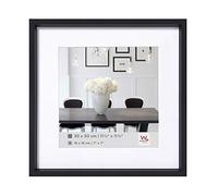walther design Cadre photo walther design noir 30 x 30 cm avec passe-partout, cadre en plastique style acier ES330B