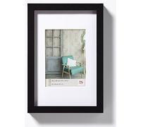 walther design cadre photo noir 40 x 50 cm verre véritable Stockholm cadre en bois EA050B