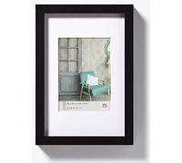 walther design Cadre photo walther design noir 50 x 70 cm verre véritable Stockholm cadre en bois EA070B