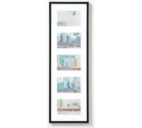 walther design Cadre Photo Noir 5X 10x15 cm galerie avec Passe-Partout, Cadre Plastique New Lifestyle KV515B