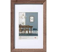 walther design Cadre Photo Noyer 10 x 15 cm avec Passe-Partout, Cadre en Bois Fiorito EF015N