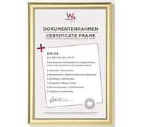 walther design Cadre Photo Or 21 x 29,7 cm (DIN A4) Cadre en Plastique Trendstyle KP130G