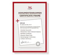 walther design Cadre Photo Rouge 21 x 29,7 cm (DIN A4) Nouveau Cadre en Plastique Lifestyle KV130R