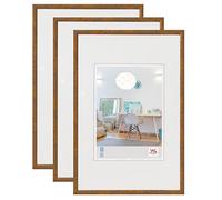 Walther Design Cadre photo taupe 20 x 30 cm lot de 3, cadre plastique New Lifestyle KV030X3