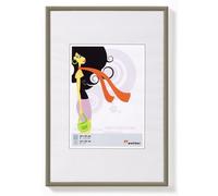 walther design Cadre Photo Acier 21 x 29,7 cm (DIN A4) Nouveau Cadre en Plastique Lifestyle KV130D