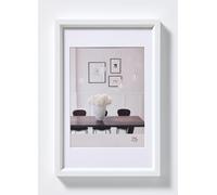 walther design Cadre photo walther design blanc 40 x 60 cm avec passe-partout, cadre en plastique style acier ES460W